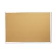 Quartet 2307 Quartet Cork Bulletin Board, Natural Cork/Fiberboard, 72 x 48, Aluminum Frame