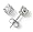 Platinum, Round, Diamond 4-Prong Stud Earrings (1/3 cttw, G-H Color, VS2 Clarity)