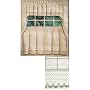 Adirondack Kitchen Curtain - 24'' tier pair - Beige/Taupe