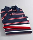 Polo Ralph Lauren Striped Mesh Knit Polo Shirt