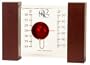 River City Clocks Rectangular Thermometer with Red Columns and Float - 6 Inches Tall - Model # L4010R