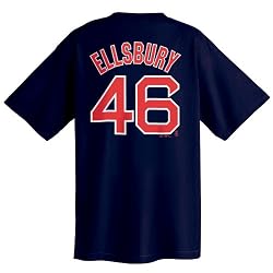 Jacoby Ellsbury Boston Red Sox Name and Number T-Shirt