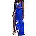 Women 2pc Set Floor Length Evening Clubwear Bodycon Bodysuit Celebrity Dress