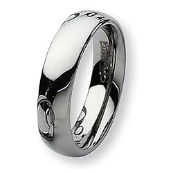 Polished Tungsten Carbide Ring (6.0 mm) - Sizes 5-13