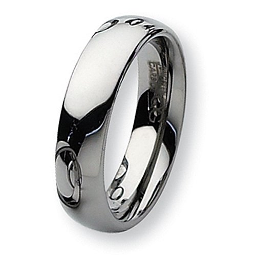 Polished Tungsten Carbide Ring (6.0 mm) - Sizes 6-13