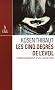 Les cinq degr�s de l'�veil
