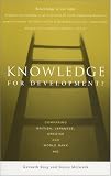 Knowledge for Development: Comparing British, Japanese, Swedish and World Bank Aid