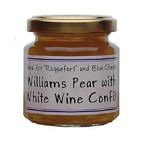William Pear and White wine French Imported confit for cheeses 4.4 oz jar by l'Epicurien France