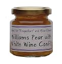 William Pear and White wine French Imported confit for cheeses 4.4 oz jar by l'Epicurien France, Six