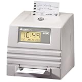 Pyramid Technologies 4000 PTI4000 electronic time clock, calculates daily/weekly/2-wk/semi-monthly/monthly