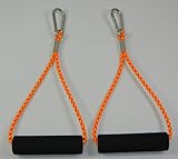 WOSS Cable / Suspension Gym-Handles, Orange, Made In the USA