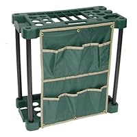 Garage Storage Rack with 6 Pocket Organizer