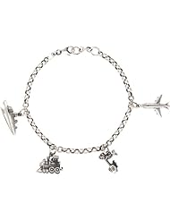 TAKE A TRIP CHARM BRACELET Sterling Silver 650831