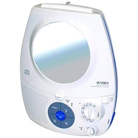 Jensen AM/FM Shower Radio with CD Player