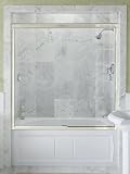 KOHLER K-704410-L-MX Devonshire Bypass Bath Door, Matte Nickel