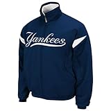 IMAGE OF New York Yankees Women's Navy Therma Base Triple Peak Premier Jacket