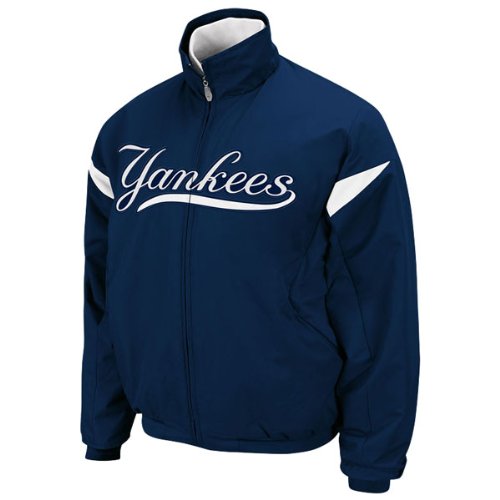 New York Yankees Women's Navy Therma Base Triple Peak Premier Jacket