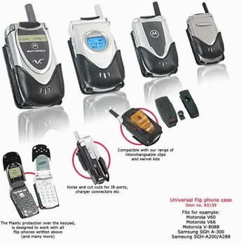 Krusell Elastic Multidapt - Case ( for cellular phone ) - black