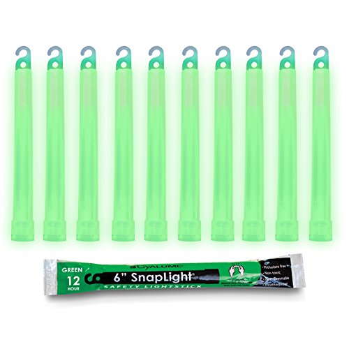 Cyalume snaplight green light sticks - 6 inch industria…