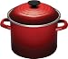 Le Creuset Enamel-on-Steel 6-Quart Covered Stockpot, Cherry
