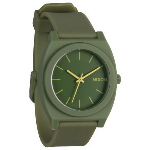 Nixon Men's A119-025 Plastic Analog Green Dial Watch