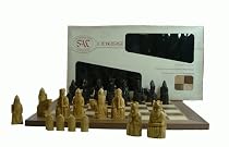 Isle of Lewis Chess Men in Box with Folding Board