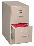 HON(R) 370 Series 2-Drawer Letter File, Putty