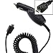Car Charger + Vertical Leather Swivel Case for Samsung Rugby 4 SM-B780A-Auction4tech Brand