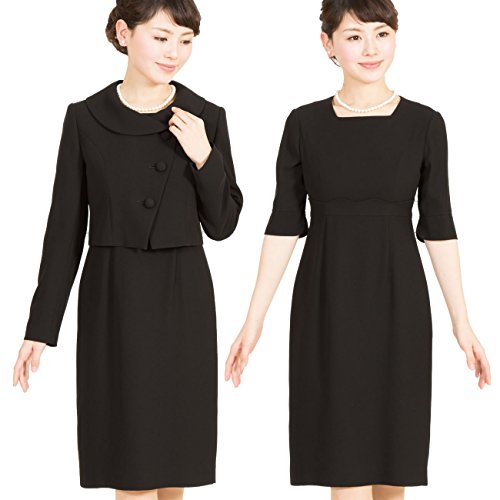 【メアリーココ】MK-0303 喪服　ブラックフォーマル レディース　礼服　黒　かわいい　セレモニー　ミセス
