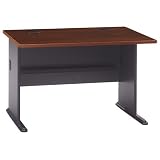 Hansen Cherry and Galaxy 48" Desk Hansen Cherry/Galaxy Gray