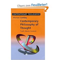 Contemporary Philosophy of Thought: Truth, World, Content