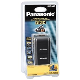Panasonic HHR-V40A 1B 4-Hour NiMH Battery by Panasonic