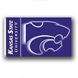 Kansas State NCAA 3' x 5' Premium 2-Sided Banner Flag