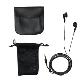Salut In-Ear Earphones - Casque st�r�o avec isolation phonique pour l'iPod / iPhone - Noir