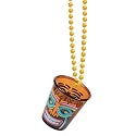 2oz Totally Tiki Shot Glass Necklace