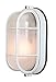 Nauticus - Wet Location Bulkhead - White Finish - Frosted Glass Shade