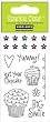 Cupcakes Sparkle Clear Stamps (Hero Arts) CL168