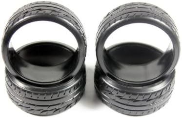 1/10 RC Car Onroad Hard Rubber Drift Tire Tyre T10 4pcs