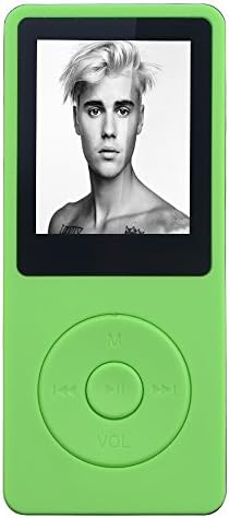 California Sugar M3 Portable Mini 8GB MP3 MP4 Music Player Music Players for Travel Work Running Sport（Green）