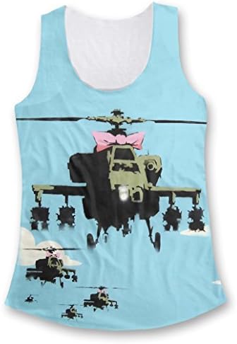 Banksy Happy Chopper Women Tank Top, XXL