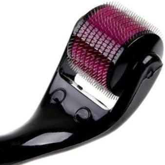 NBW Nano Titanium Micro Needle Microneedle Derma Roller (Size 0.5 mm, 1.0 mm,1.5 mm) Micro Needling System. 540 Needles Mts-derma Roller , a Common Cosmetic Procedure for Treating Many Conditions By Stimulating Collagen and Elastin Production. Effective for Stretch Mark Removal Anti Aging Repair Acne Scarring Wrinkle Reduction Celluite Reduction Hair Loss Treatments Boost Topically Applied Skincare Products, Size (1.0 mm)