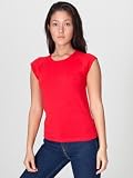 American Apparel Sheer Jersey Cap Sleeve Raglan