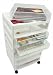 Scrapbook Chest with Organizer Top - 6 Drawers - 15.88 X 14.25 X 26.75