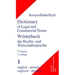 Dictionary of Legal and Commercial Terms