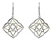 Diamond Heart Earrings in Sterling Silver and title=