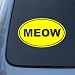MEOW - Cat - Vinyl Car Decal Sticker #1538 | Vinyl Color: Yellow