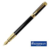 ウォーターマン WATERMAN (ウォーターマン)　パースペクティブ　ブラックGT　万年筆 F（細字）　[並行輸入]