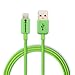 [Apple MFi Certified] Cable Matters Lightning Cable in Green 6.6 Feet/2 Meters