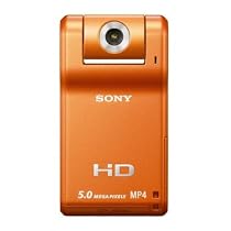 Sony MHS-PM1 High Definition SnapShot Camcorder with 5MP Camera & 4x Digital Zoom with 1.8 inch Screen - Orange