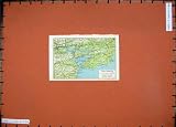 1962 COLOUR MAP IRELAND CORK HARBOUR BALLYCOTTON CORH